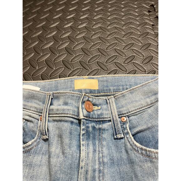 Mother High Waisted Rider Skimp Dreamer Light/Pastel Blue Womens Size 26 - Picture 4 of 15